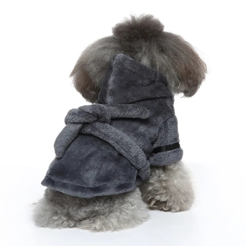 Dog Towel Pajama With Hood – Luxurious Comfort & Quick-Drying Absorption!