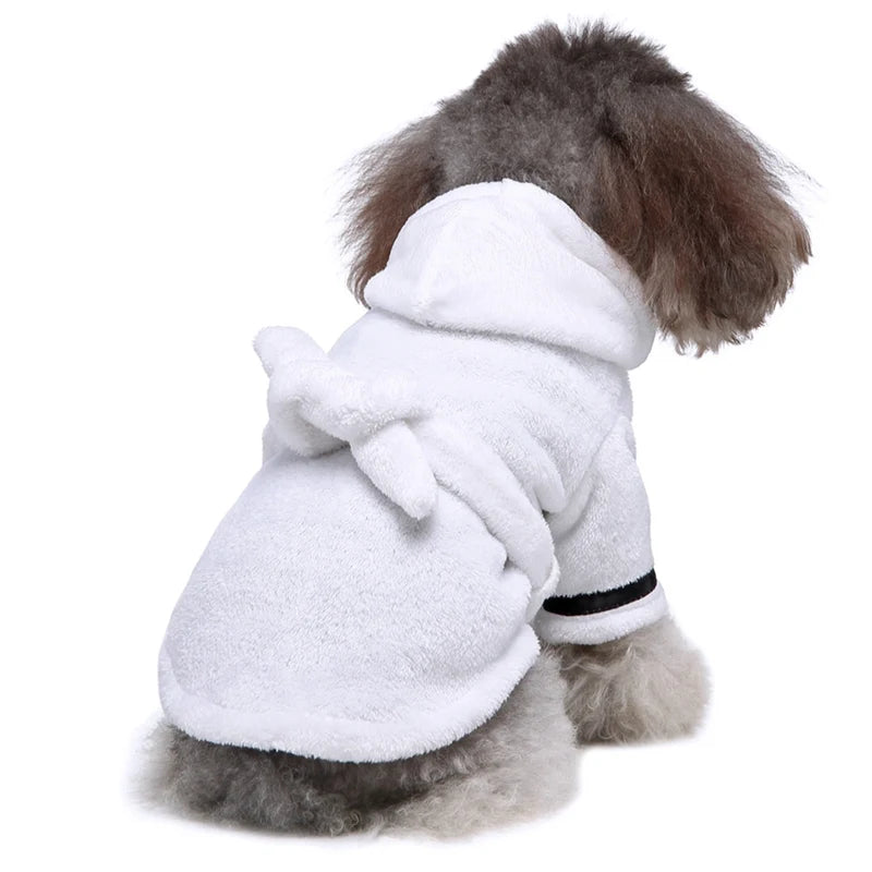 Dog Towel Pajama With Hood – Luxurious Comfort & Quick-Drying Absorption!