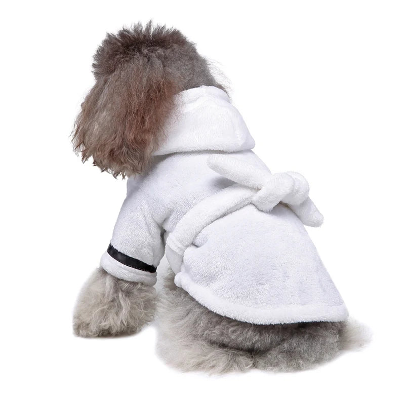 Dog Towel Pajama With Hood – Luxurious Comfort & Quick-Drying Absorption!