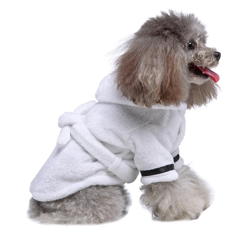 Dog Towel Pajama With Hood – Luxurious Comfort & Quick-Drying Absorption!