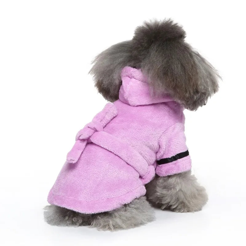 Dog Towel Pajama With Hood – Luxurious Comfort & Quick-Drying Absorption!