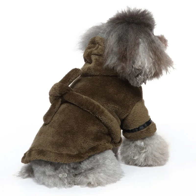 Dog Towel Pajama With Hood – Luxurious Comfort & Quick-Drying Absorption!